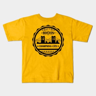 t-shirt boston champions city Kids T-Shirt